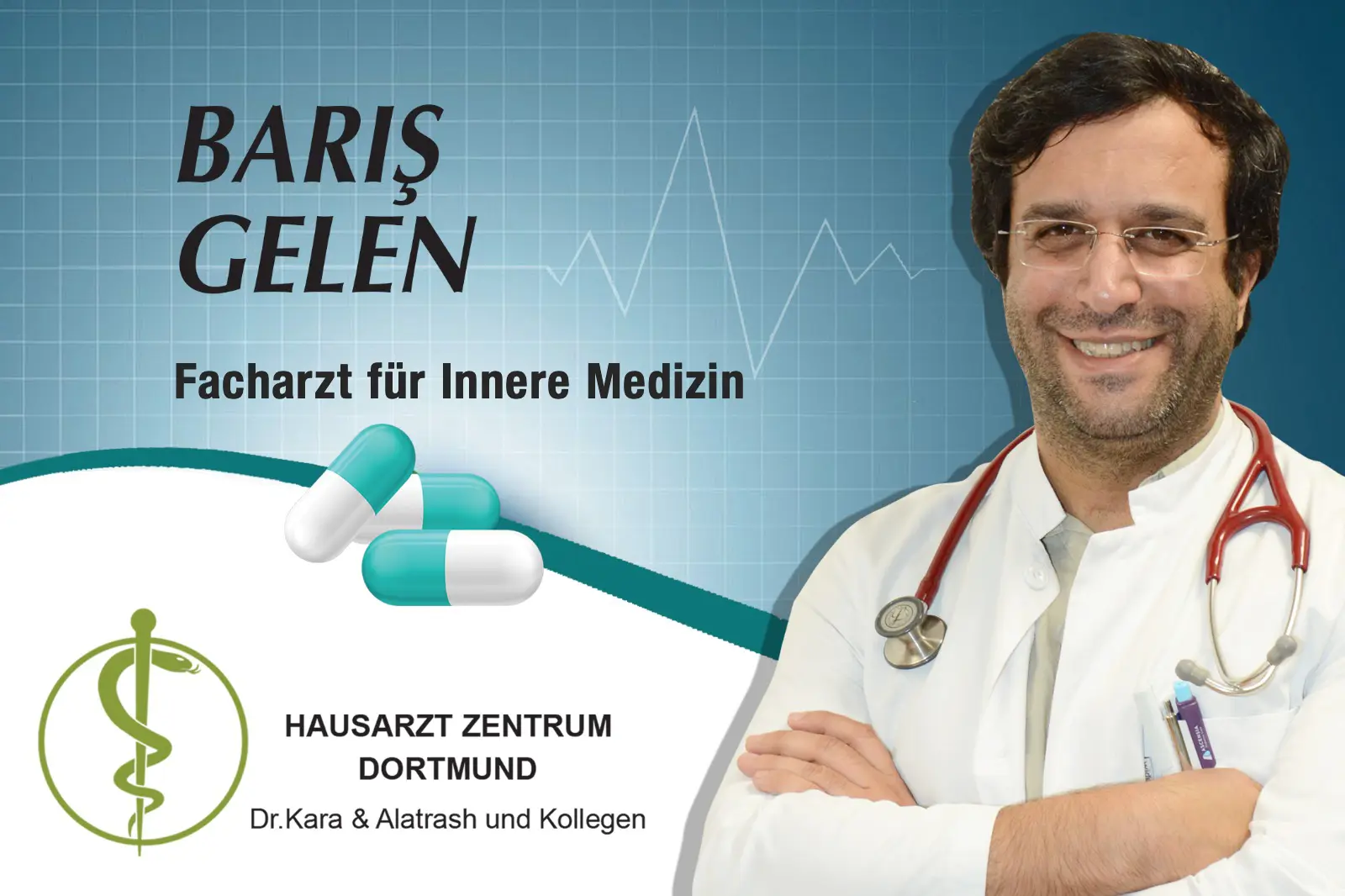 Porträtbild von Herrn Baris Gelen - Facharzt für Allgemeinmedizin Porträtbild von Herrn Baris Gelen - Facharzt für Allgemeinmedizin