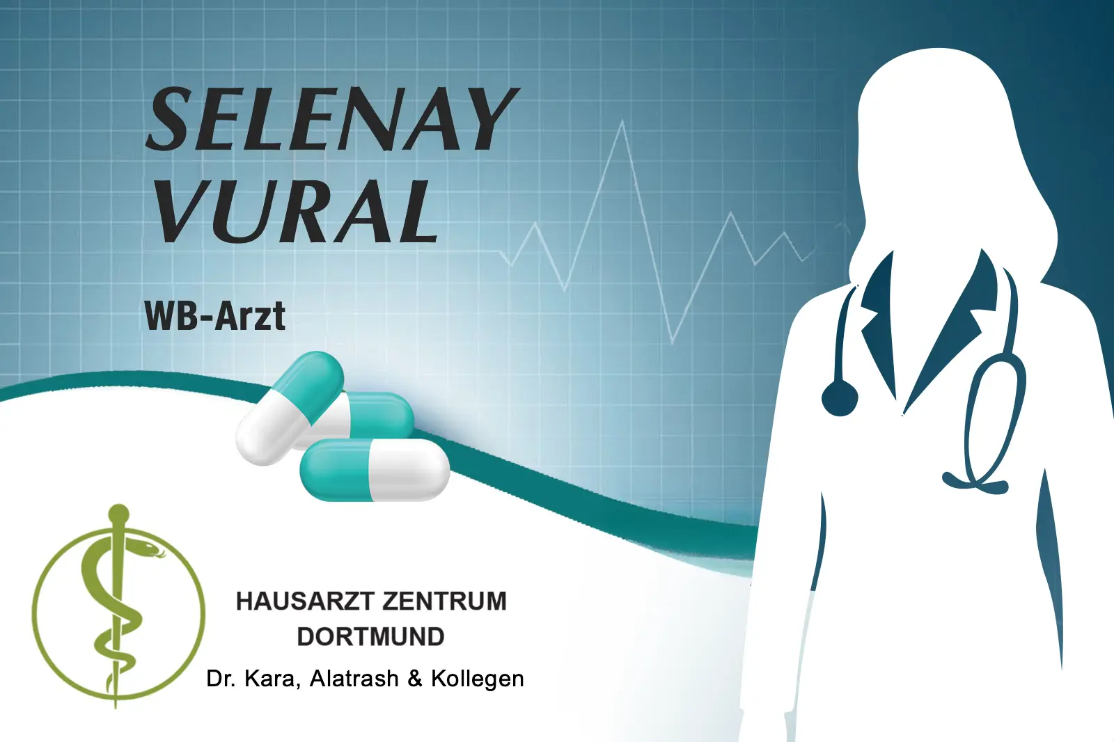 Porträtbild von Frau Selenay Vural - WB-Ärztin für Allgemeinmedizin Porträtbild von Frau Selenay Vural - WB-Ärztin für Allgemeinmedizin